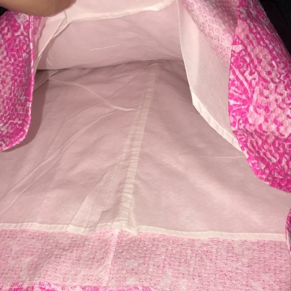 SOLD π€NWT TARGET LILLY PULITZER 2015 NEON PINK SHIFT DRESS SIZE L 10-12π€ - Picture 7 of 16